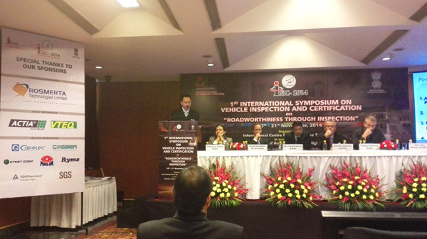 我司派员参加印度交通部主办的汽车检测技术年会