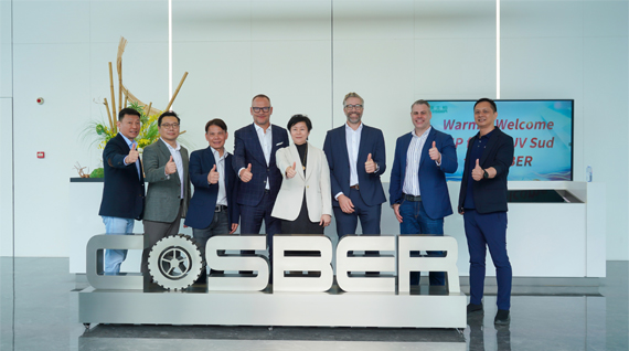 TUV南德意志集团一行参观广东康士柏科技股份有限公司